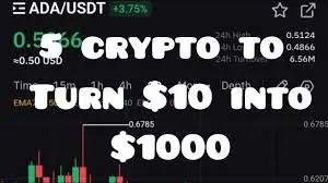 5 crypto Coins Turn 10$ to 1000$ In 2024
